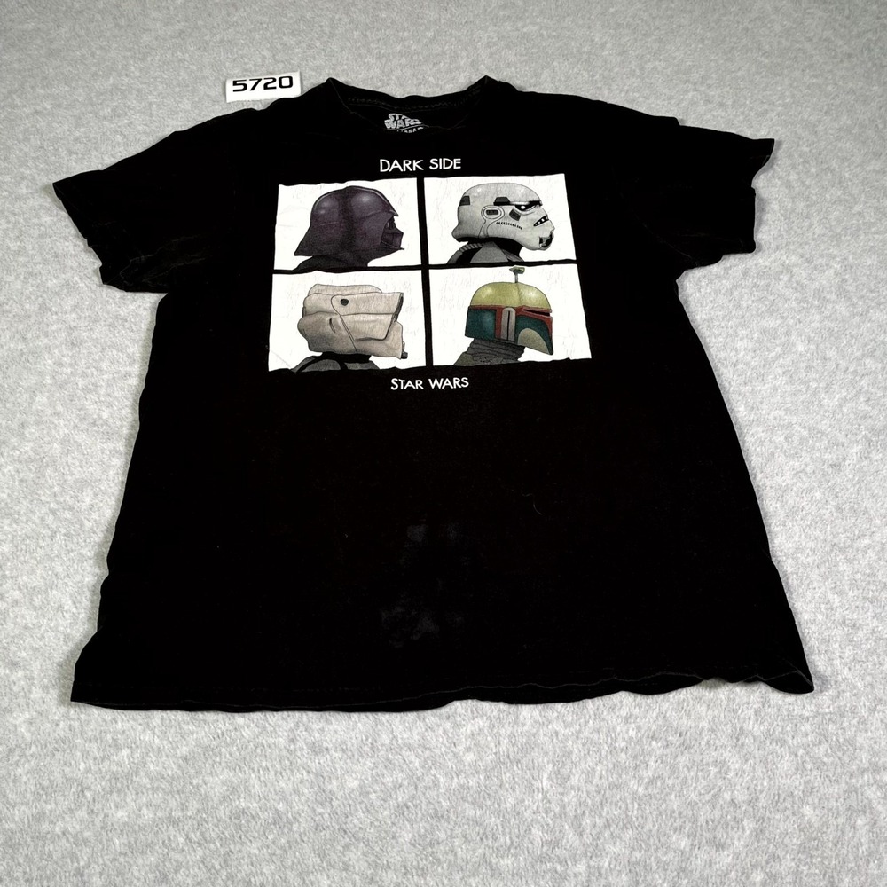 Star Wars Mens T Shirt M Black Mad Engine Dark Side Stormtrooper Sci-Fi Graphic